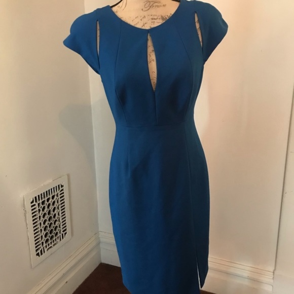 Black Halo Keyhole Jackie Blue Eddie Sheath Dress - Picture 7 of 7